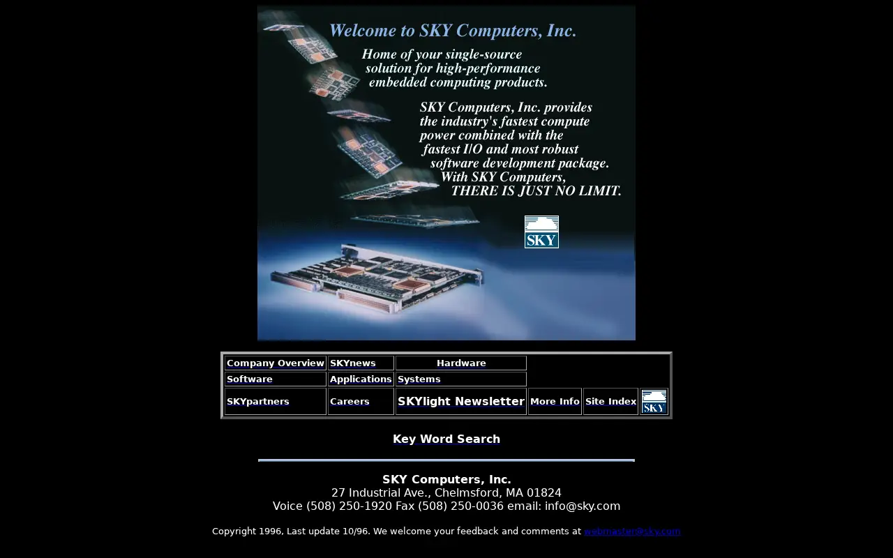 sky.com in 1996