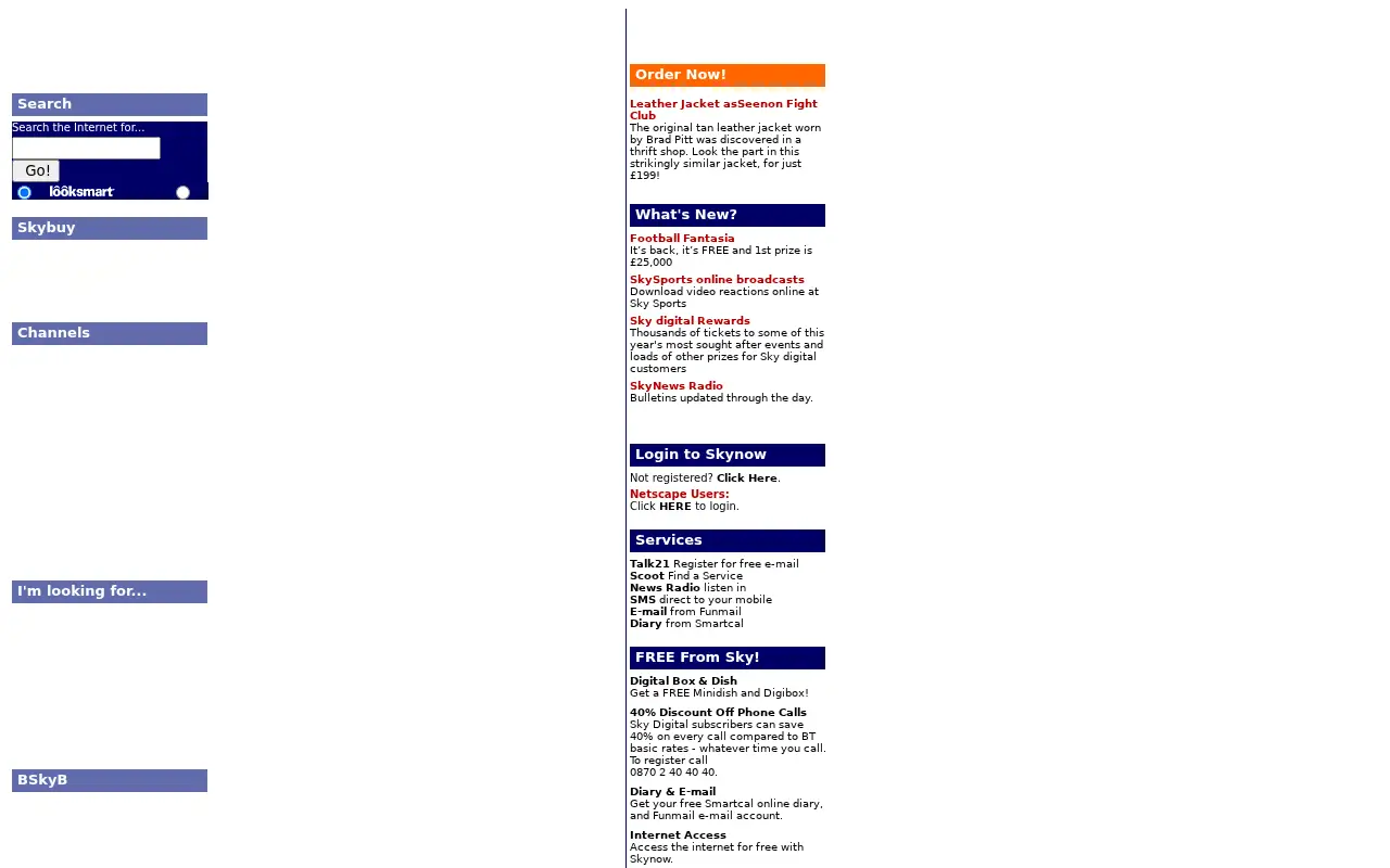 sky.com in 2000