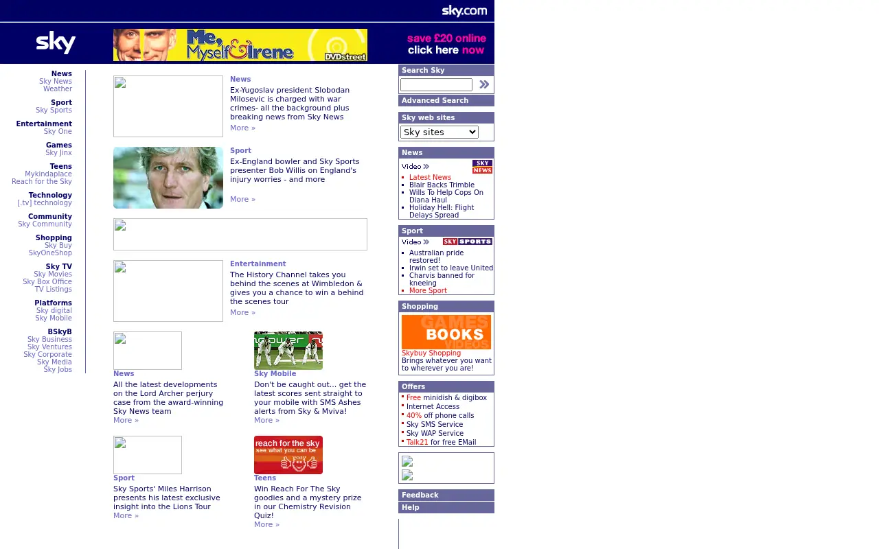 sky.com in 2001