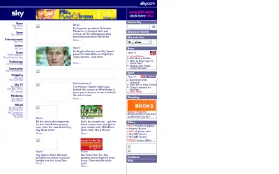 sky.com in 2001