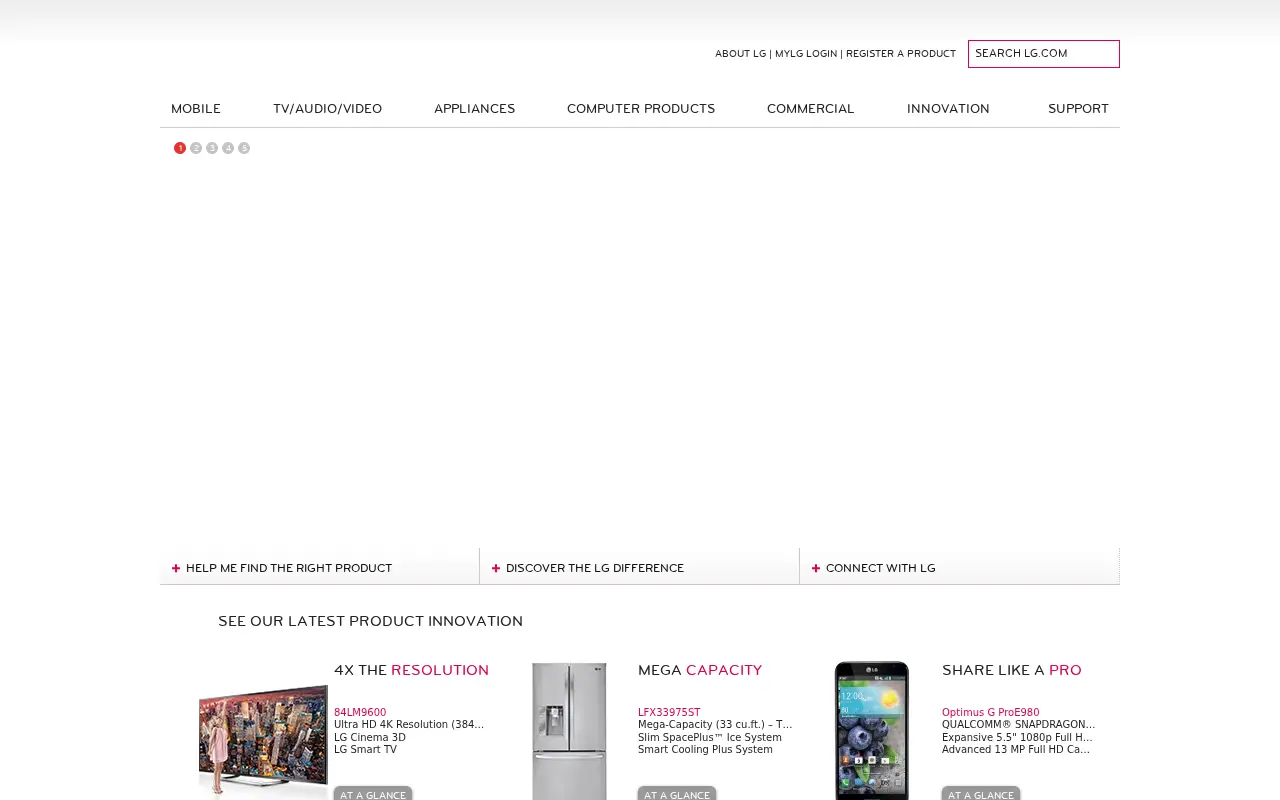 lg.com in 2013