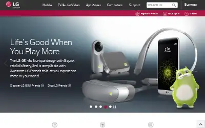 lg.com in 2016