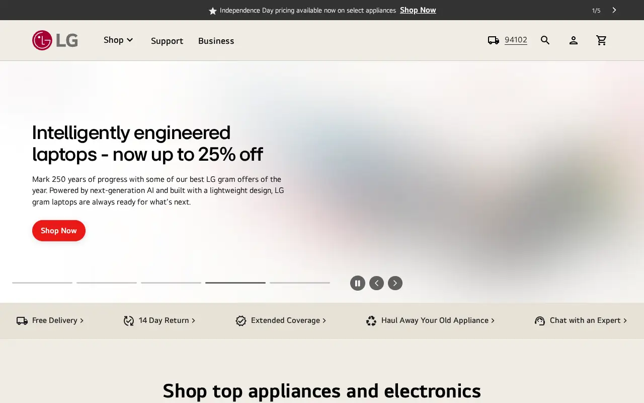 lg.com in 2026