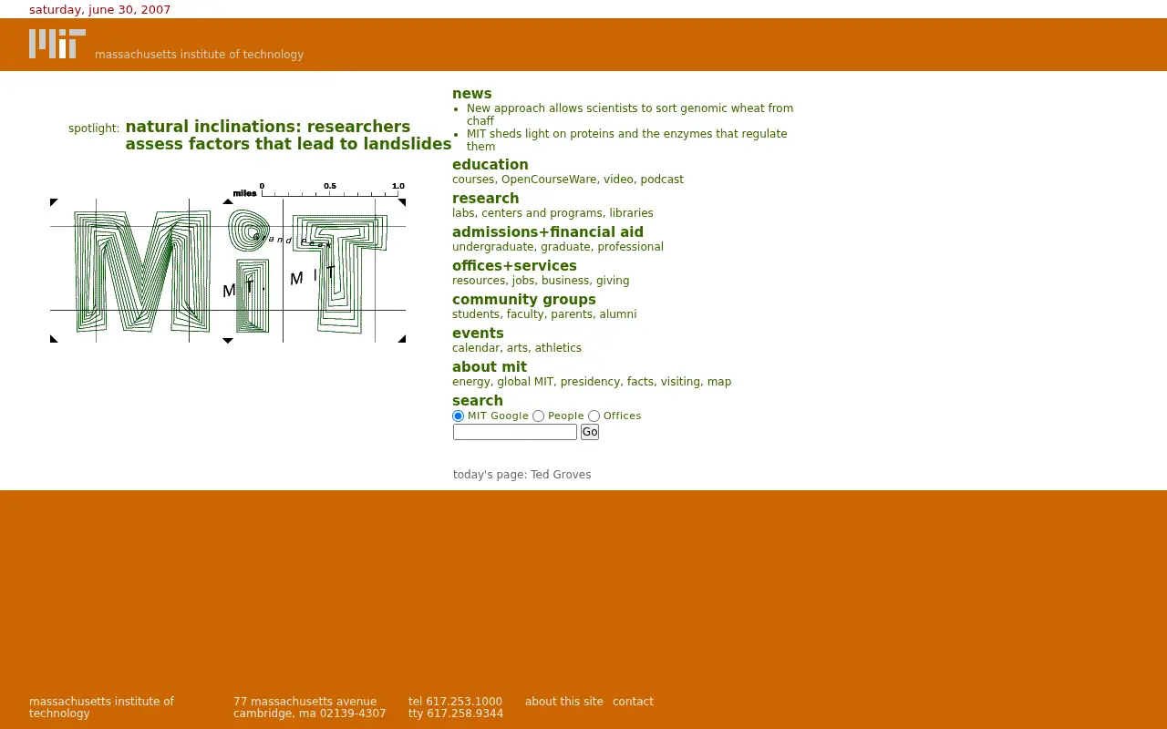 mit.edu in 2007