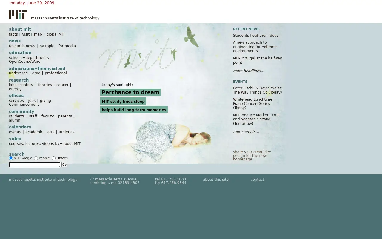 mit.edu in 2009