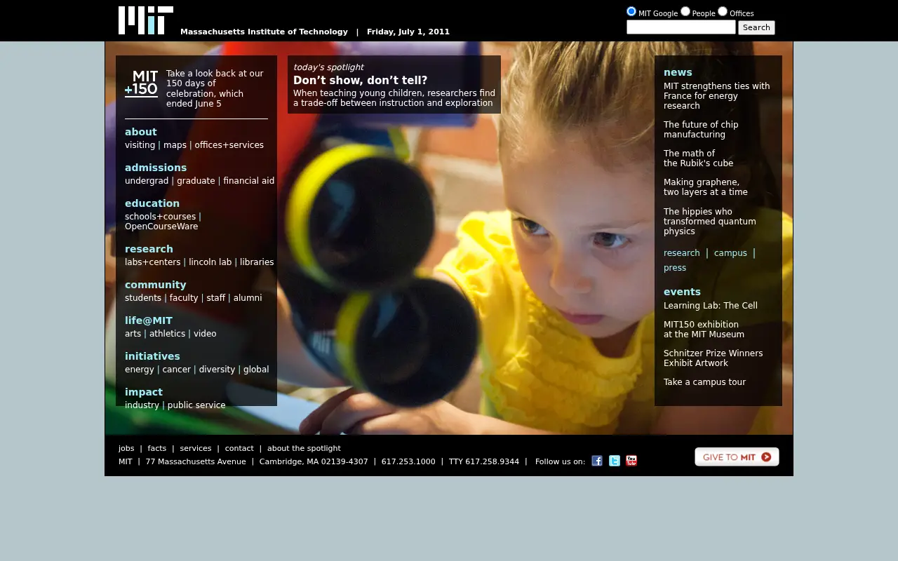 mit.edu in 2011