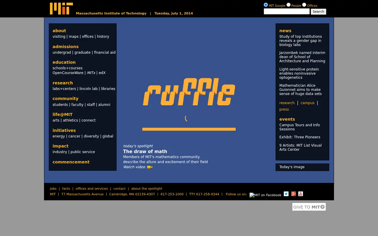 mit.edu in 2014