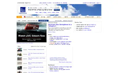 weather.com in 2010