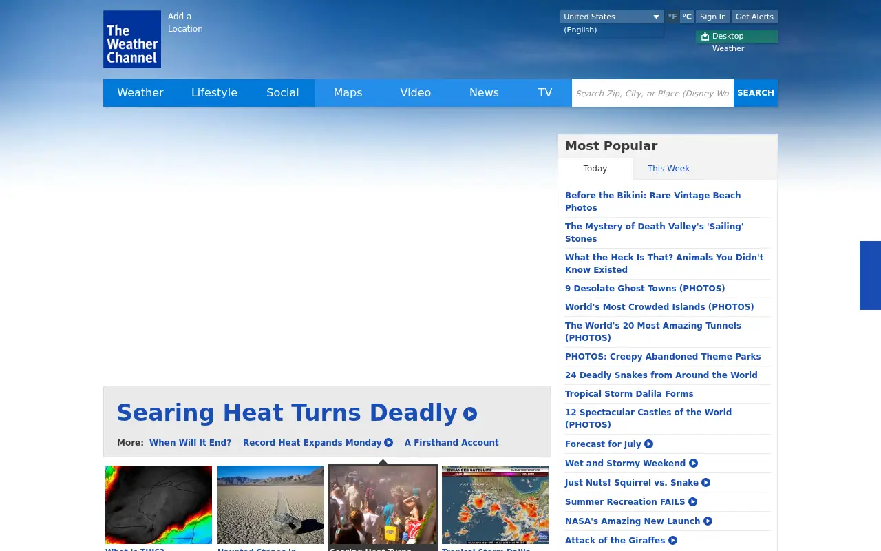 weather.com in 2013