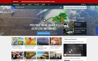 weather.com in 2014