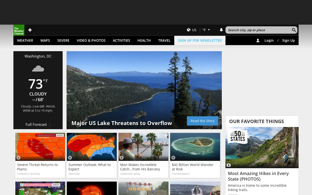weather.com in 2017