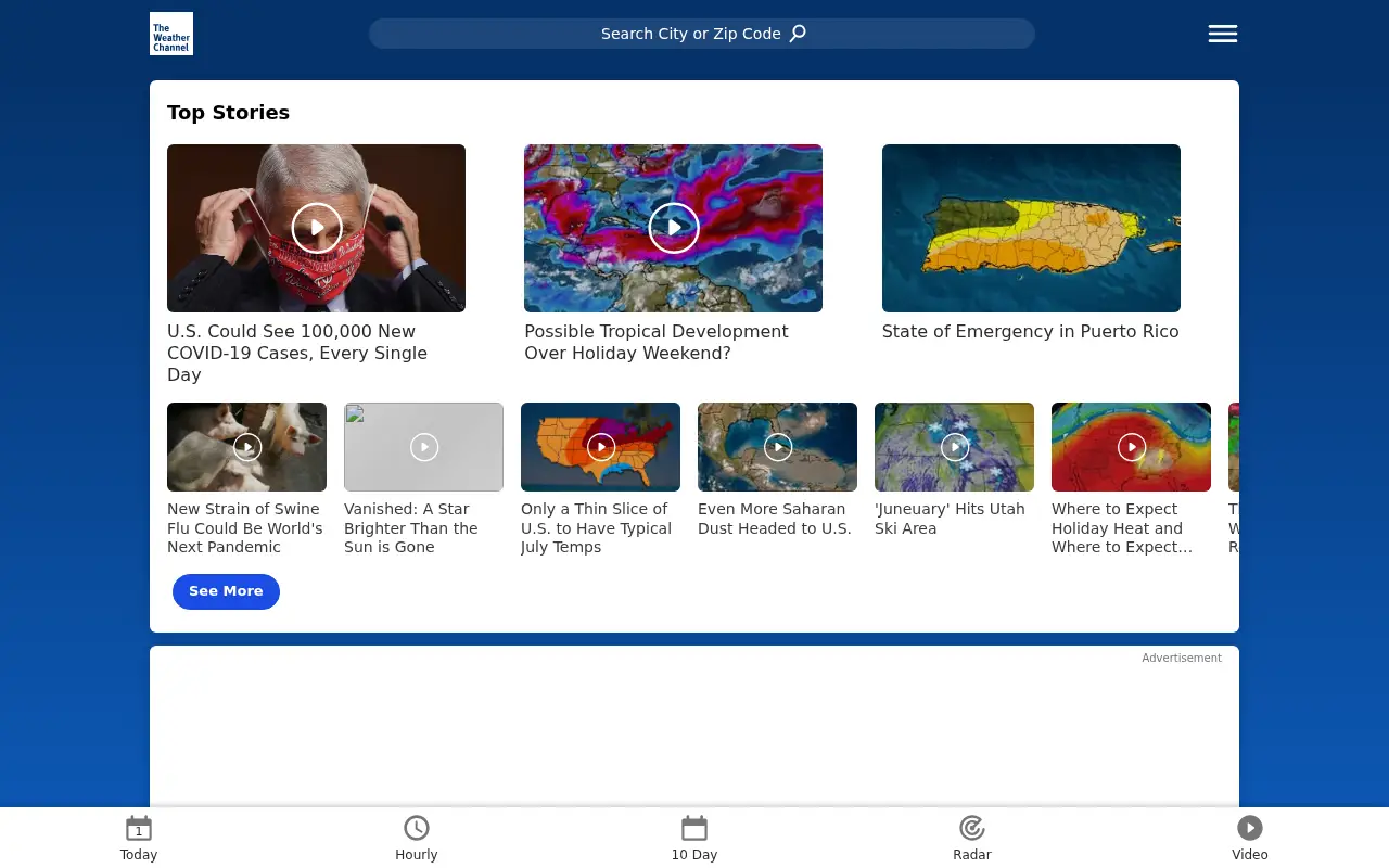 weather.com in 2020