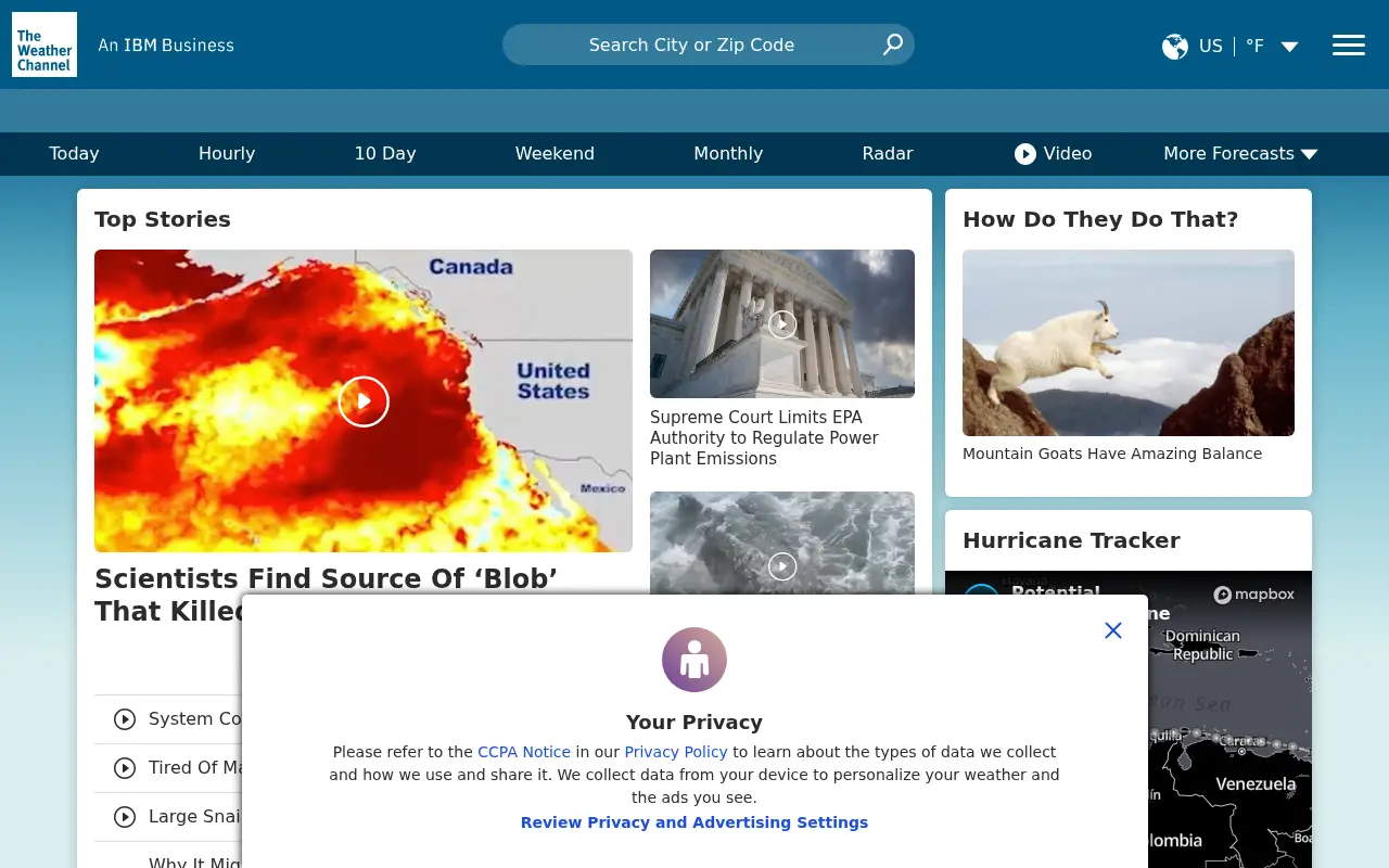 weather.com in 2022