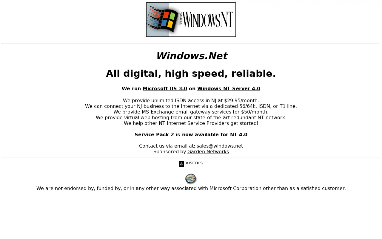 windows.net in 1996
