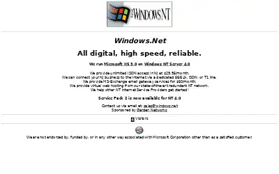 windows.net in 1997