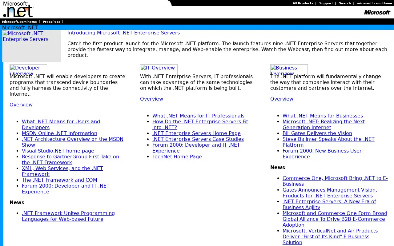 windows.net in 2000