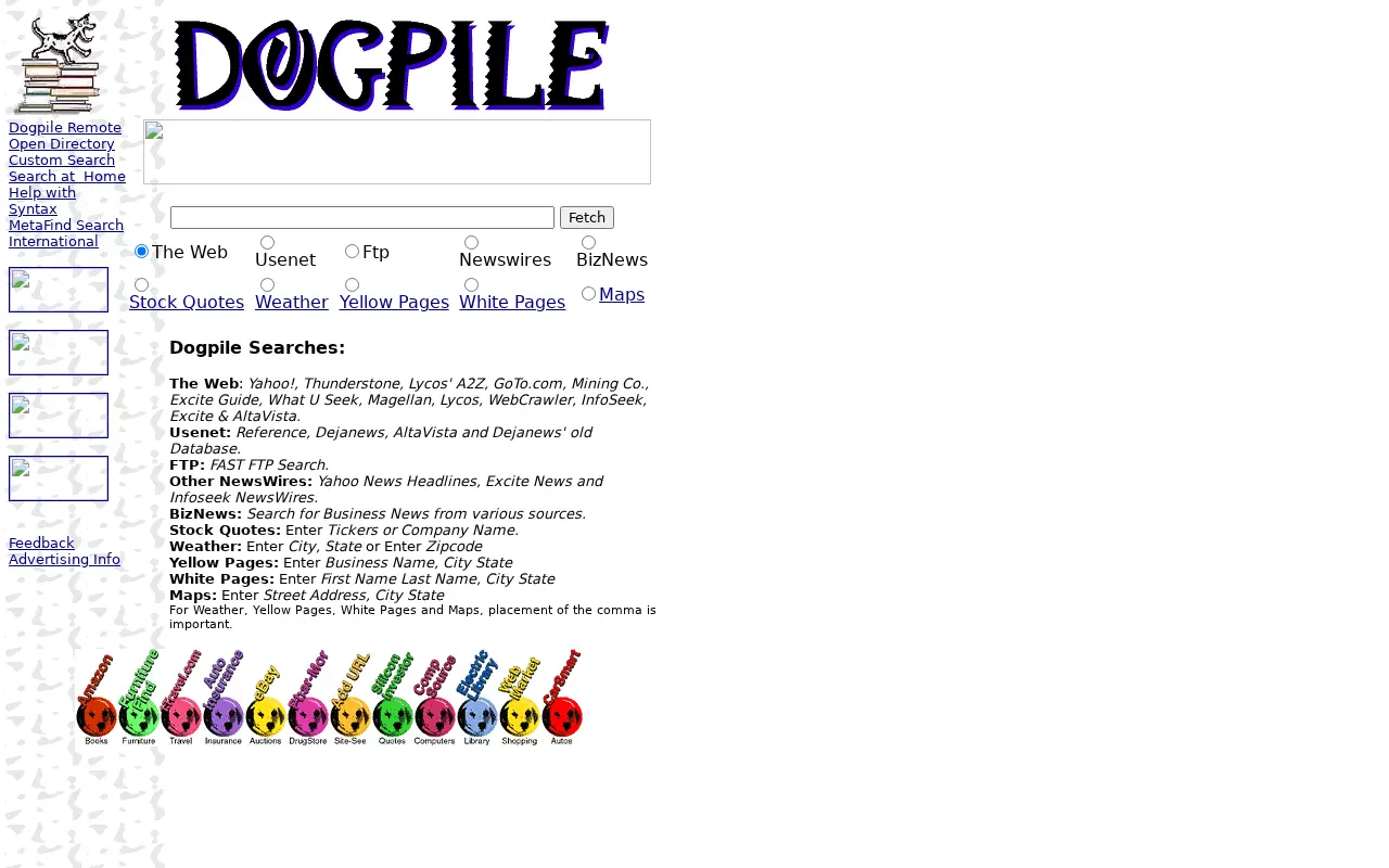 dogpile.com in 1999