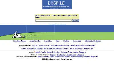 dogpile.com in 2005