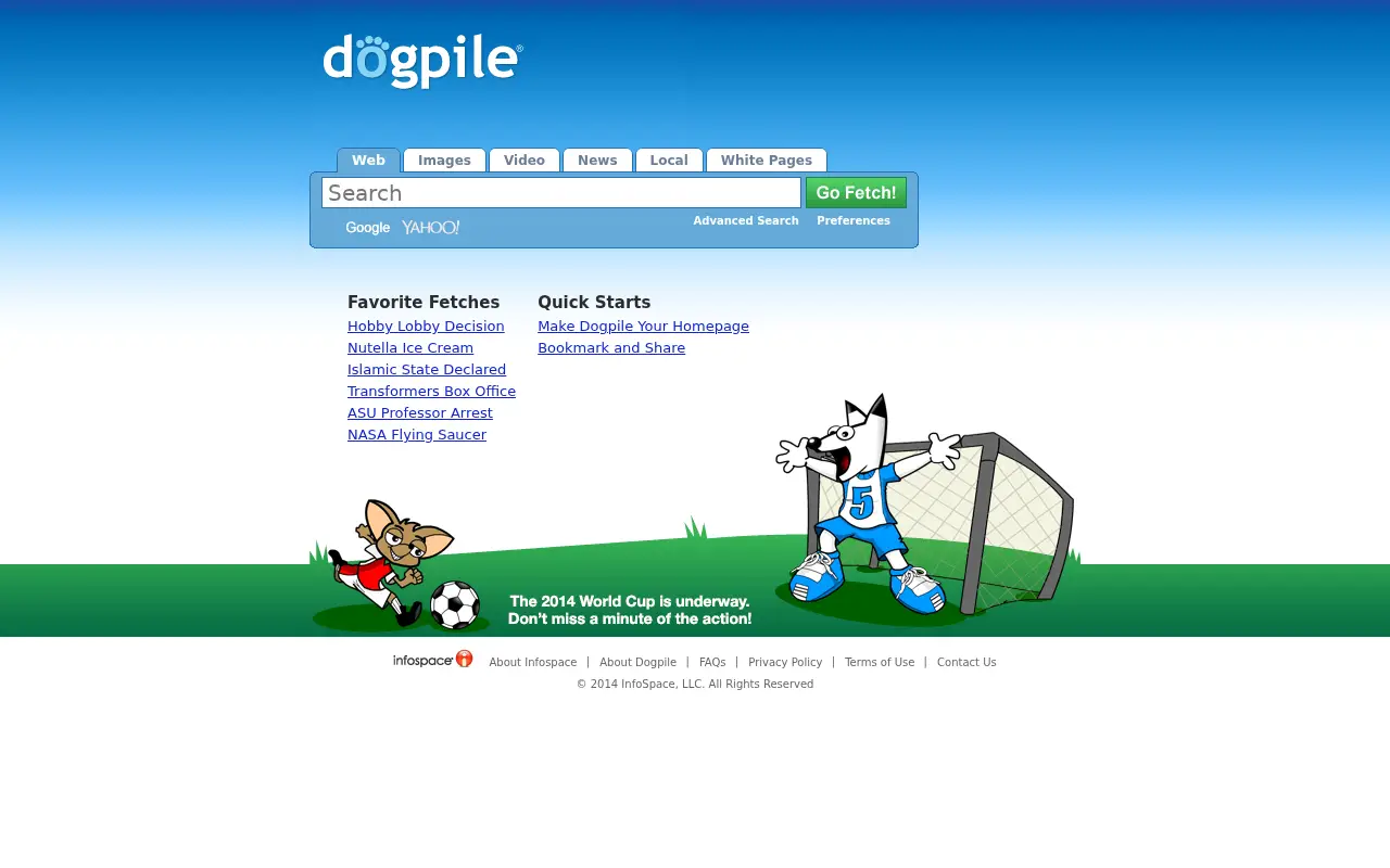 dogpile.com in 2014