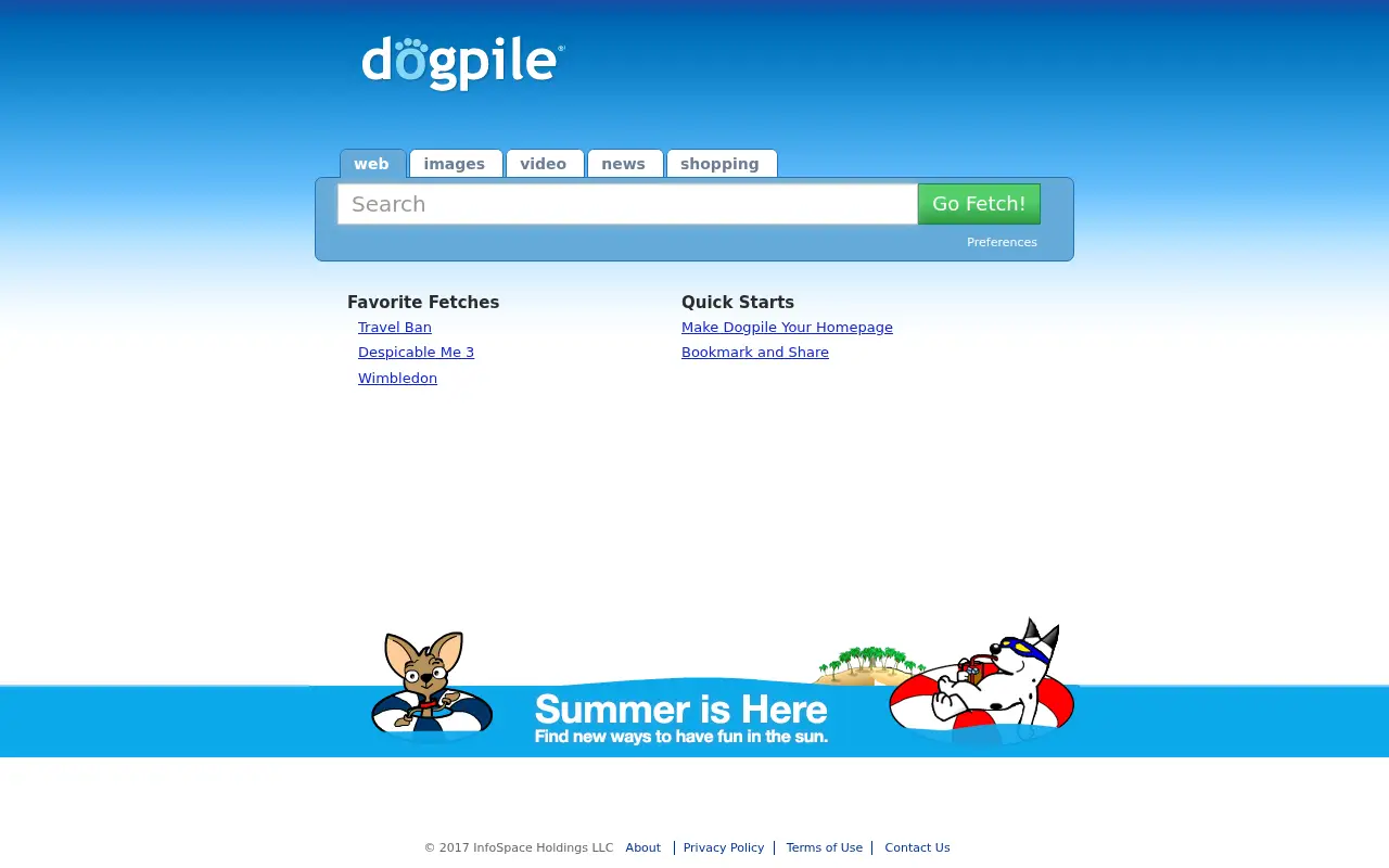 dogpile.com in 2017