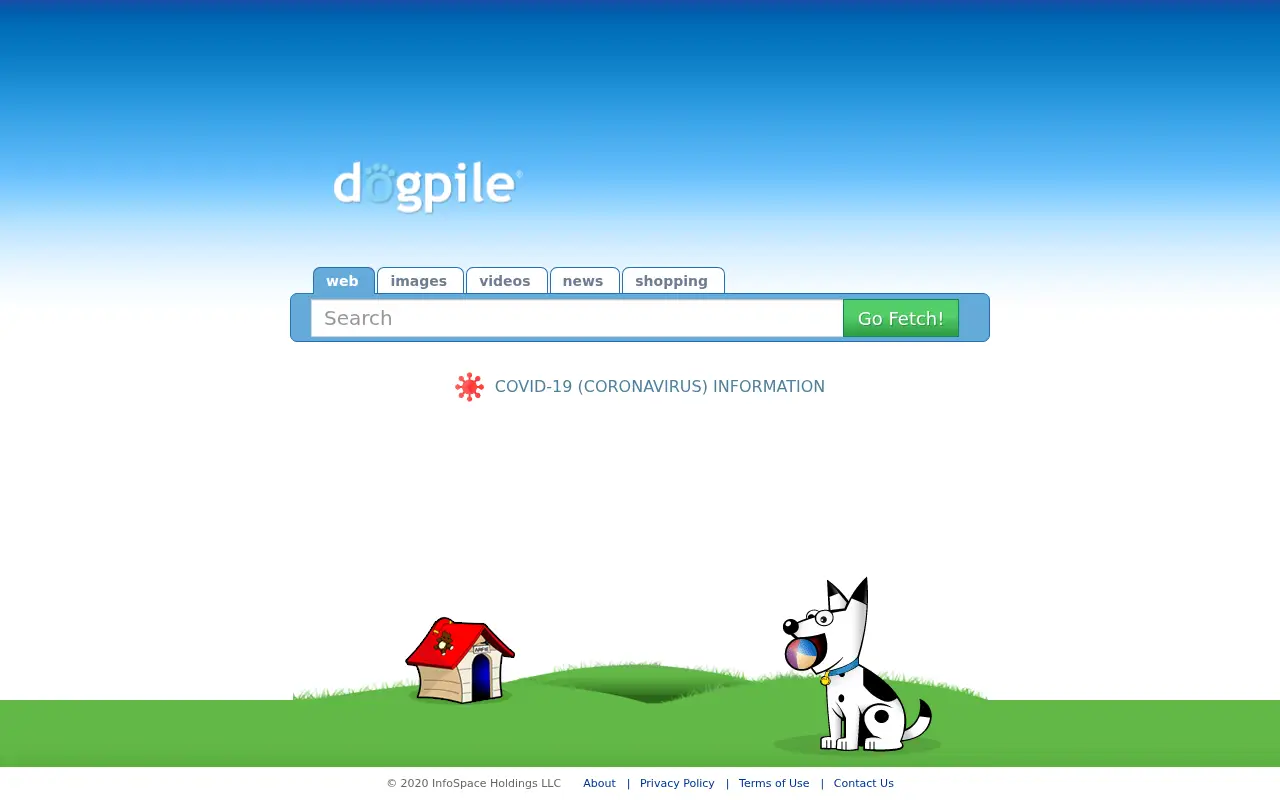 dogpile.com in 2020