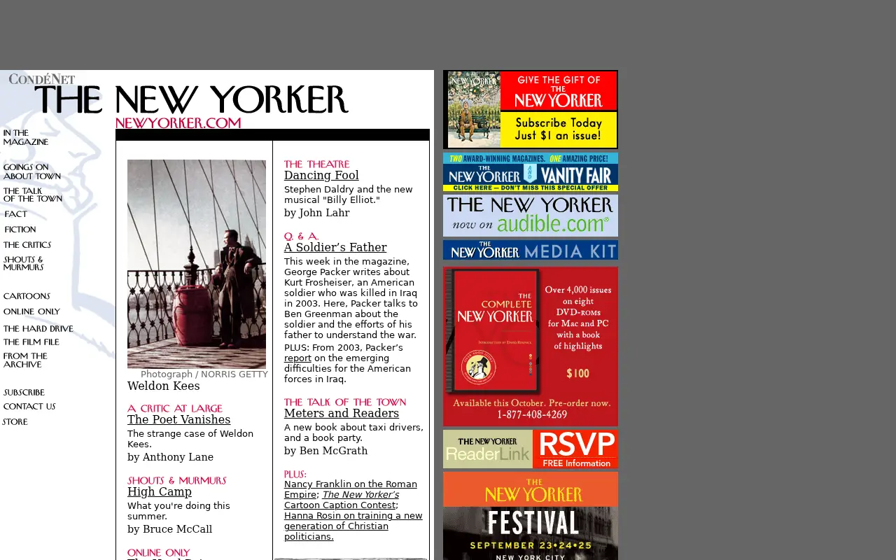 newyorker.com in 2005