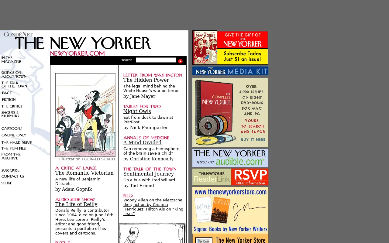 newyorker.com in 2006