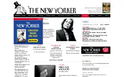 newyorker.com in 2009