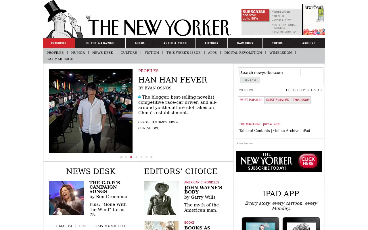 newyorker.com on June 30, 2011