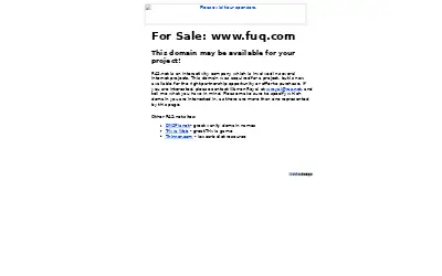 fuq.com in 1999