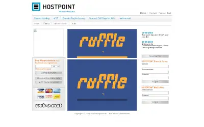 hostpoint.ch in 2005