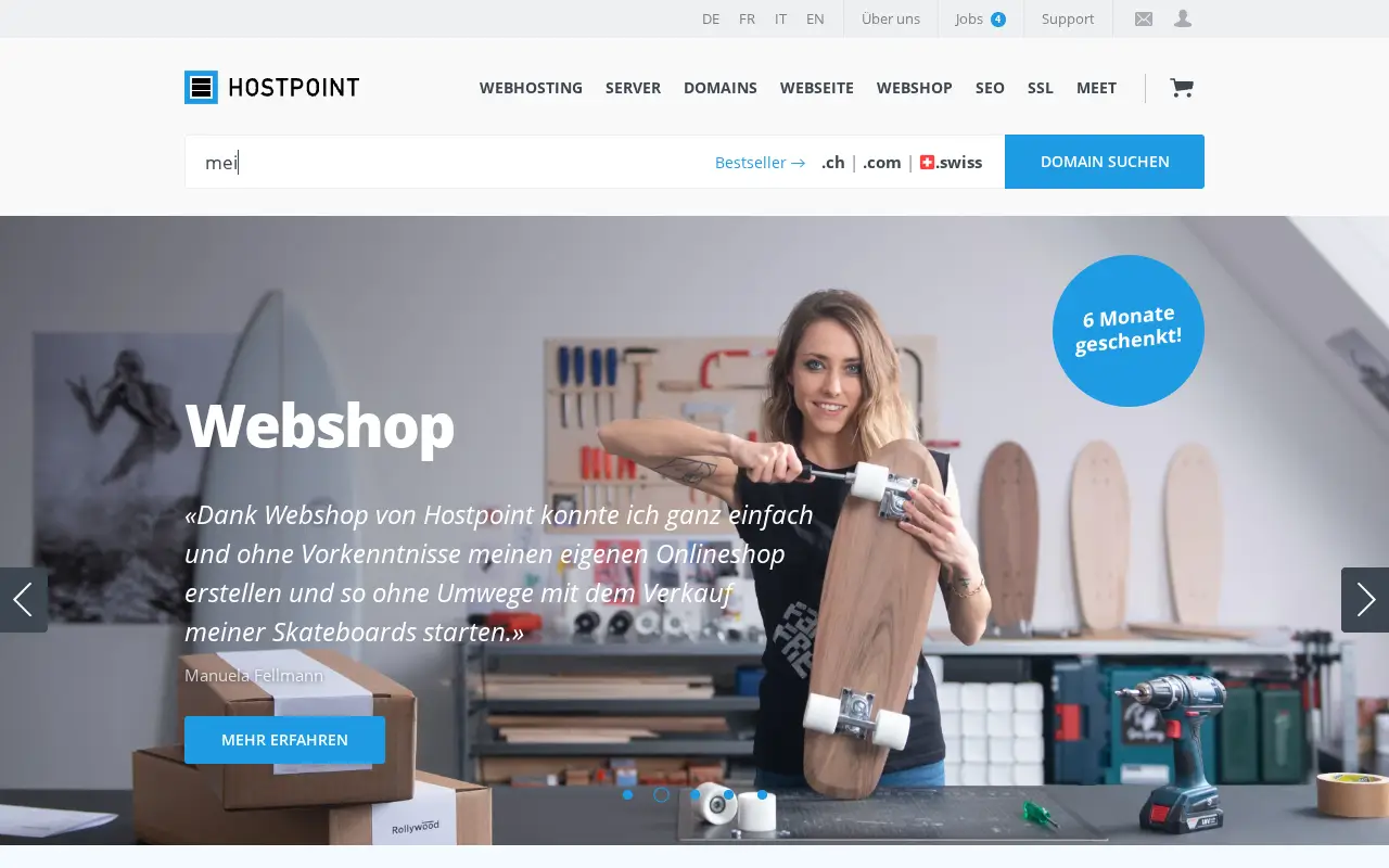 hostpoint.ch in 2020