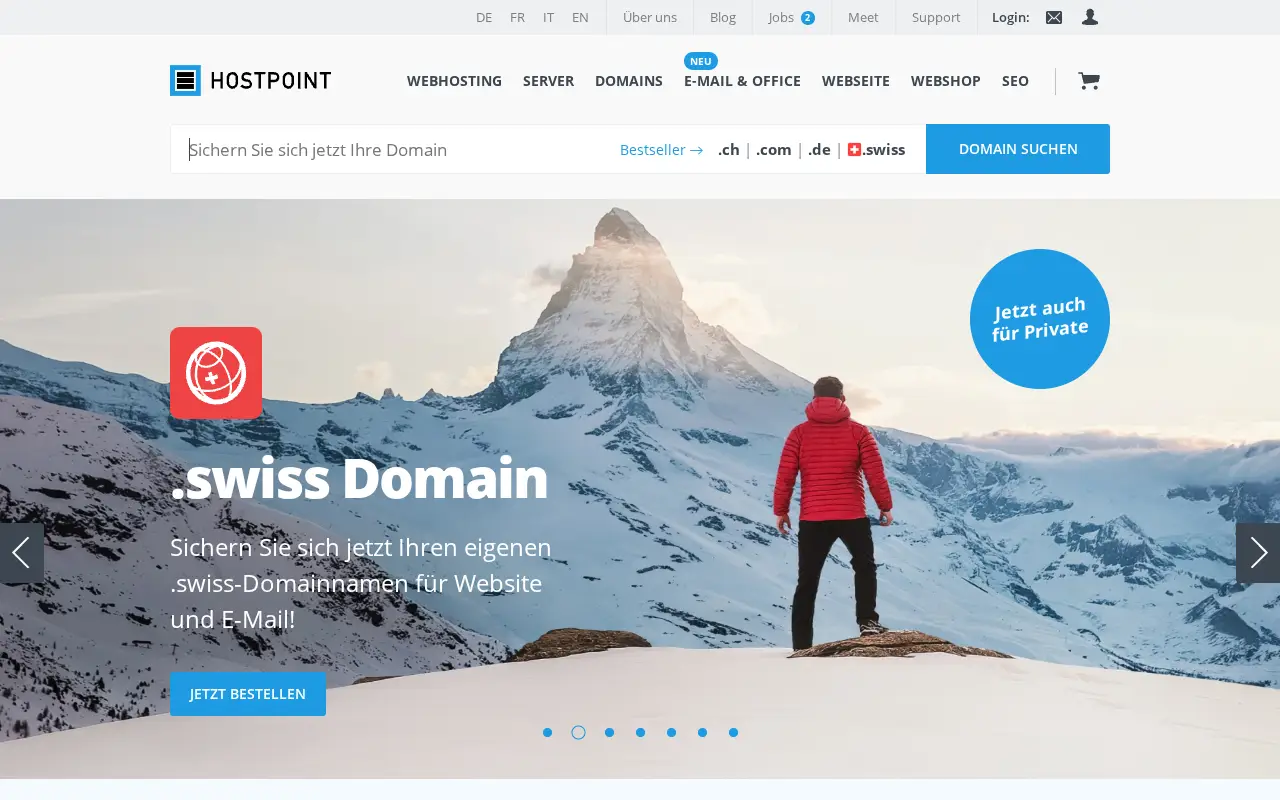 hostpoint.ch in 2024