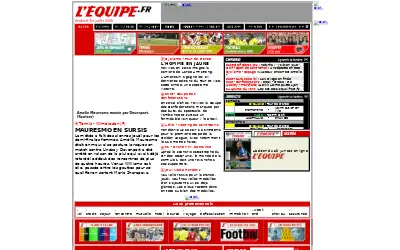 lequipe.fr in 2005