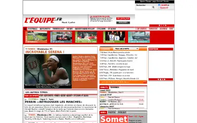lequipe.fr in 2007
