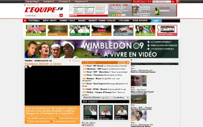 lequipe.fr in 2009