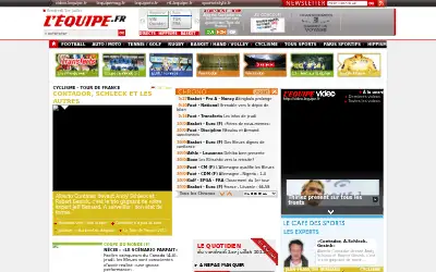 lequipe.fr in 2011