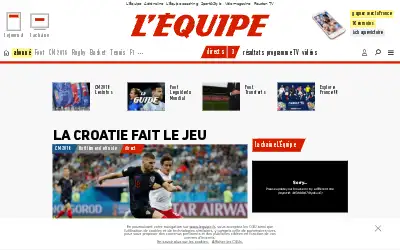 lequipe.fr in 2018