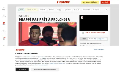 lequipe.fr in 2021