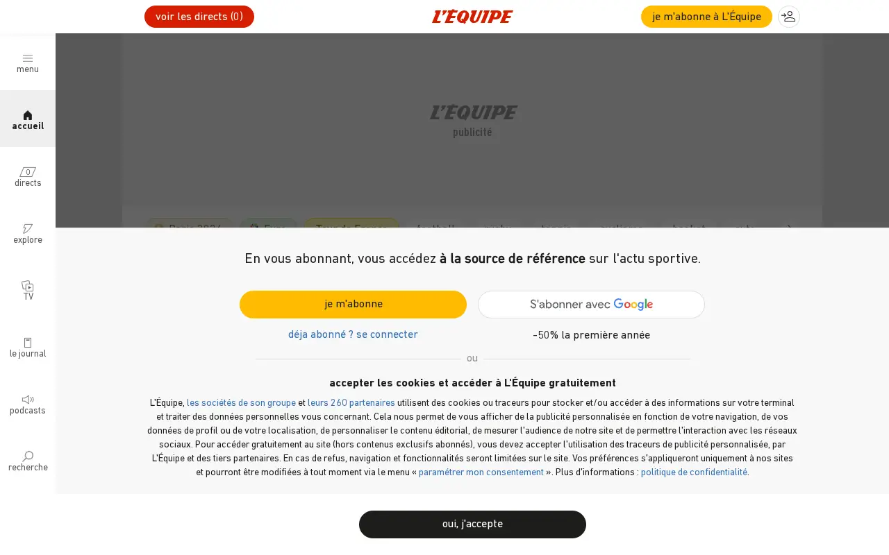 lequipe.fr in 2024