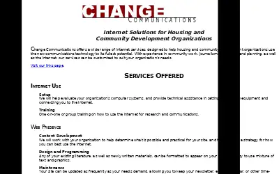 change.org in 1999