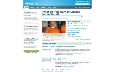 change.org in 2008