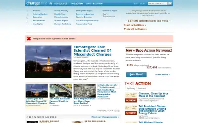 change.org in 2010