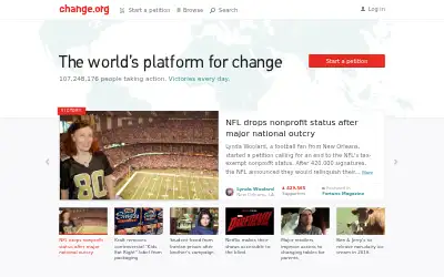 change.org in 2015