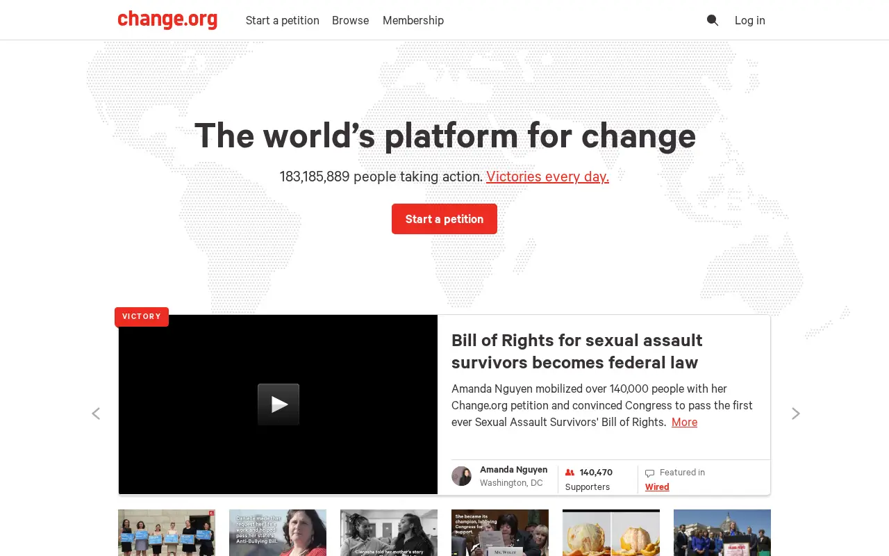 change.org in 2017