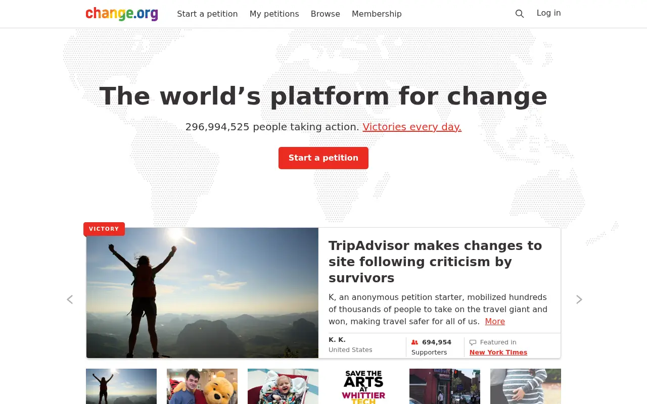 change.org in 2019