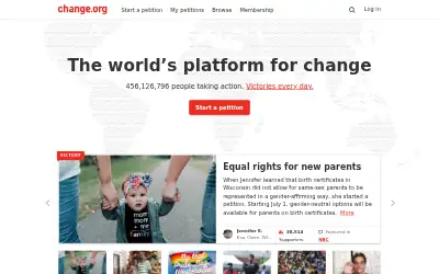 change.org in 2021