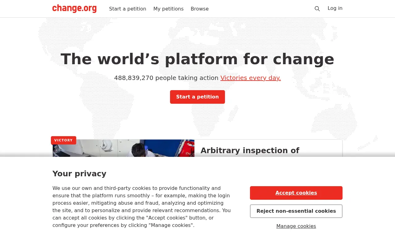 change.org in 2022