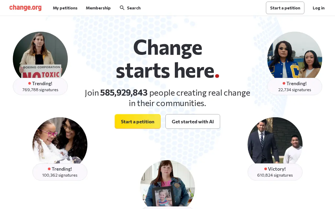 change.org in 2026