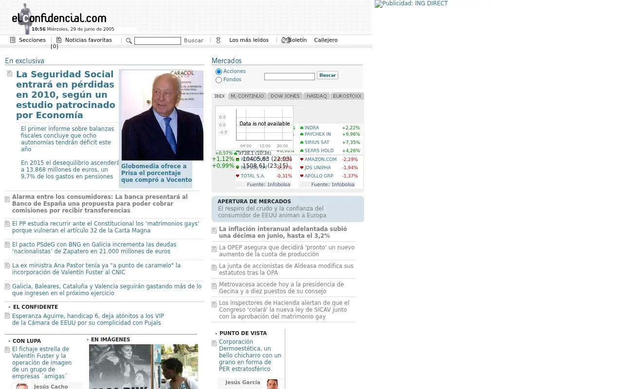 elconfidencial.com on June 29, 2005